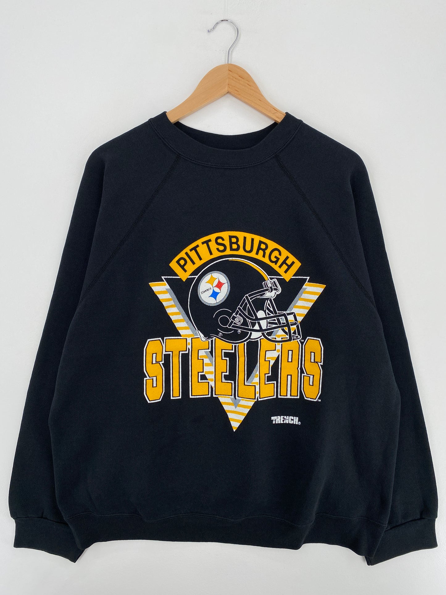 90's PITTSBURGH STEELERS Size XXL Vintage NFL Sweat-Shirt / A5247