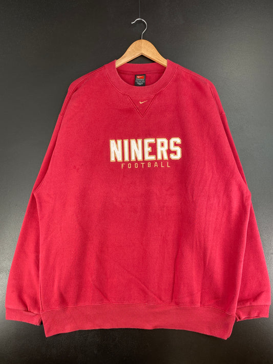 00' NIKE SAN FRANCISCO 49ERS Size L Vintage NFL Sweat-Shirt / A3522