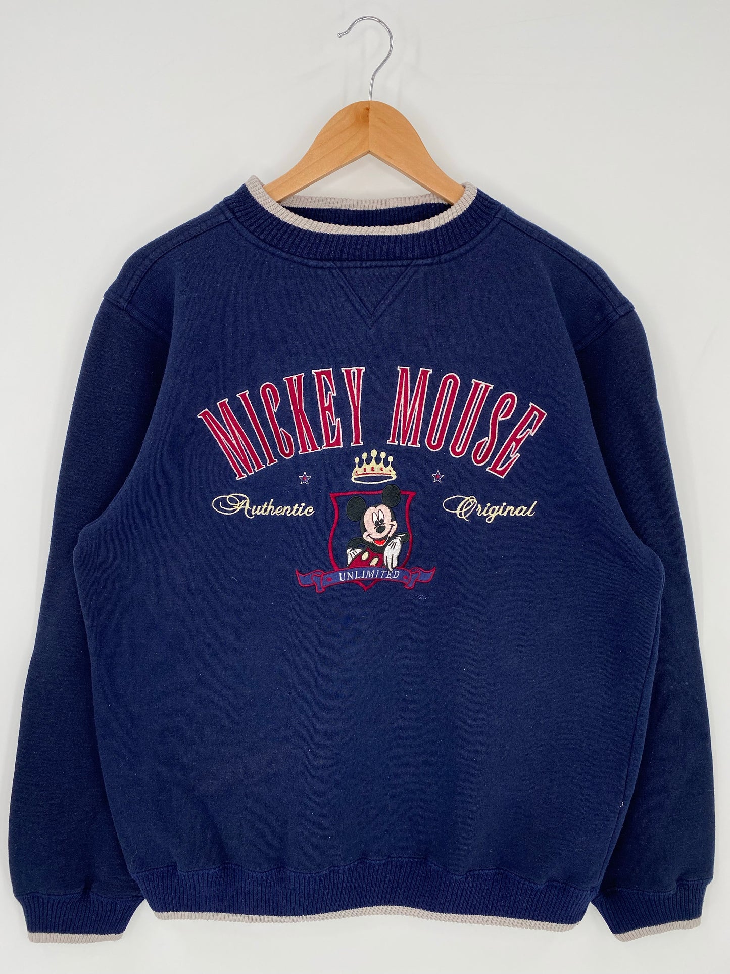 90’s DISNEY MICKEY Size L Vintage Sweat-shirt / K6157
