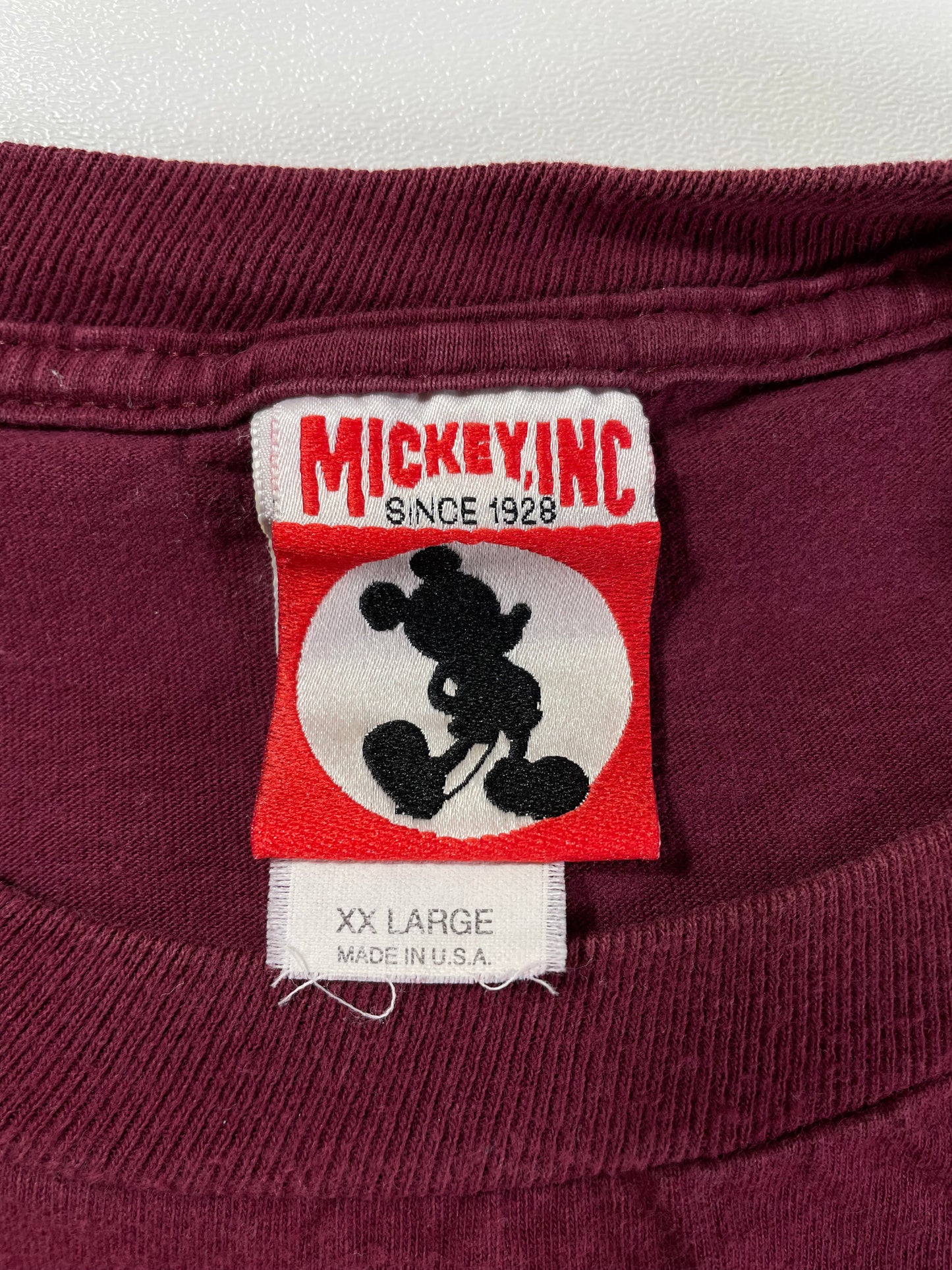 90's DISNEY MICKEY TOWER OF TERRER Made in USA Size XXL Vintage T-Shirts / A774