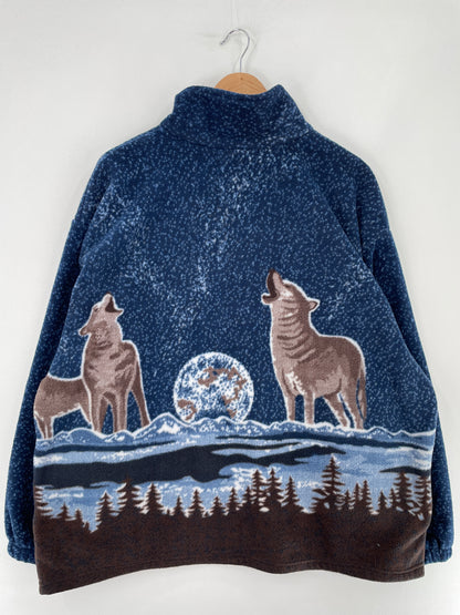 Vintage WOLF Size XXL Fleece / E4932J