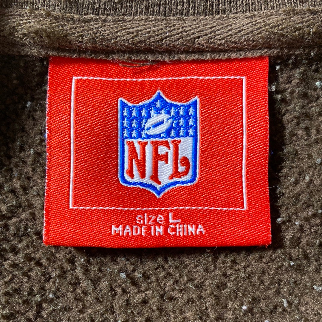 Vintage CLEVELAND BROWNS Size L NFL Sweat shirt / E2848S