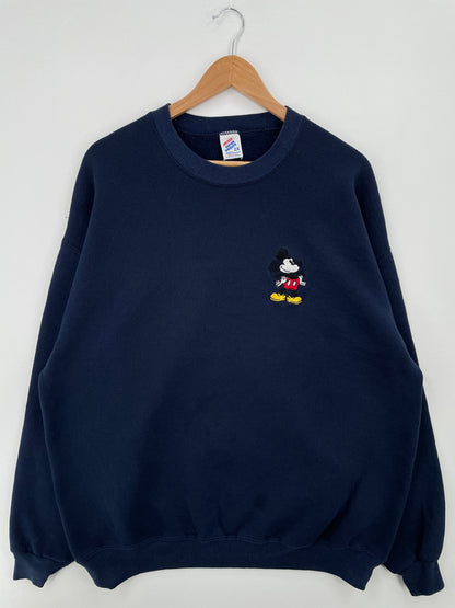 90's DISNEY MICKEY Made in USA Size XXL Vintage Sweat-shirt / A8526