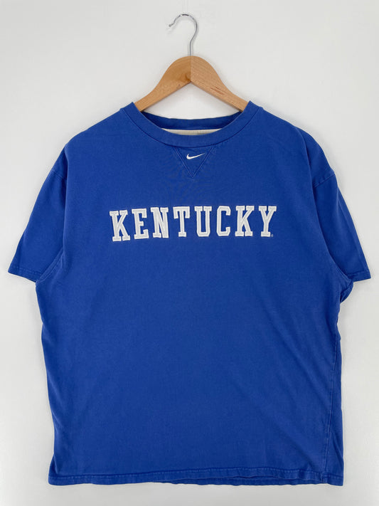00' NIKE KENTUCKY Size L Vintage College T-Shirts / A1730