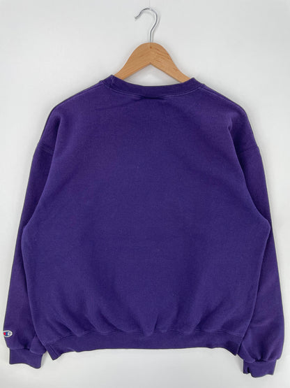 Vintage NEW YORK UNIVERSITY Size L College Sweat-Shirts/ A872