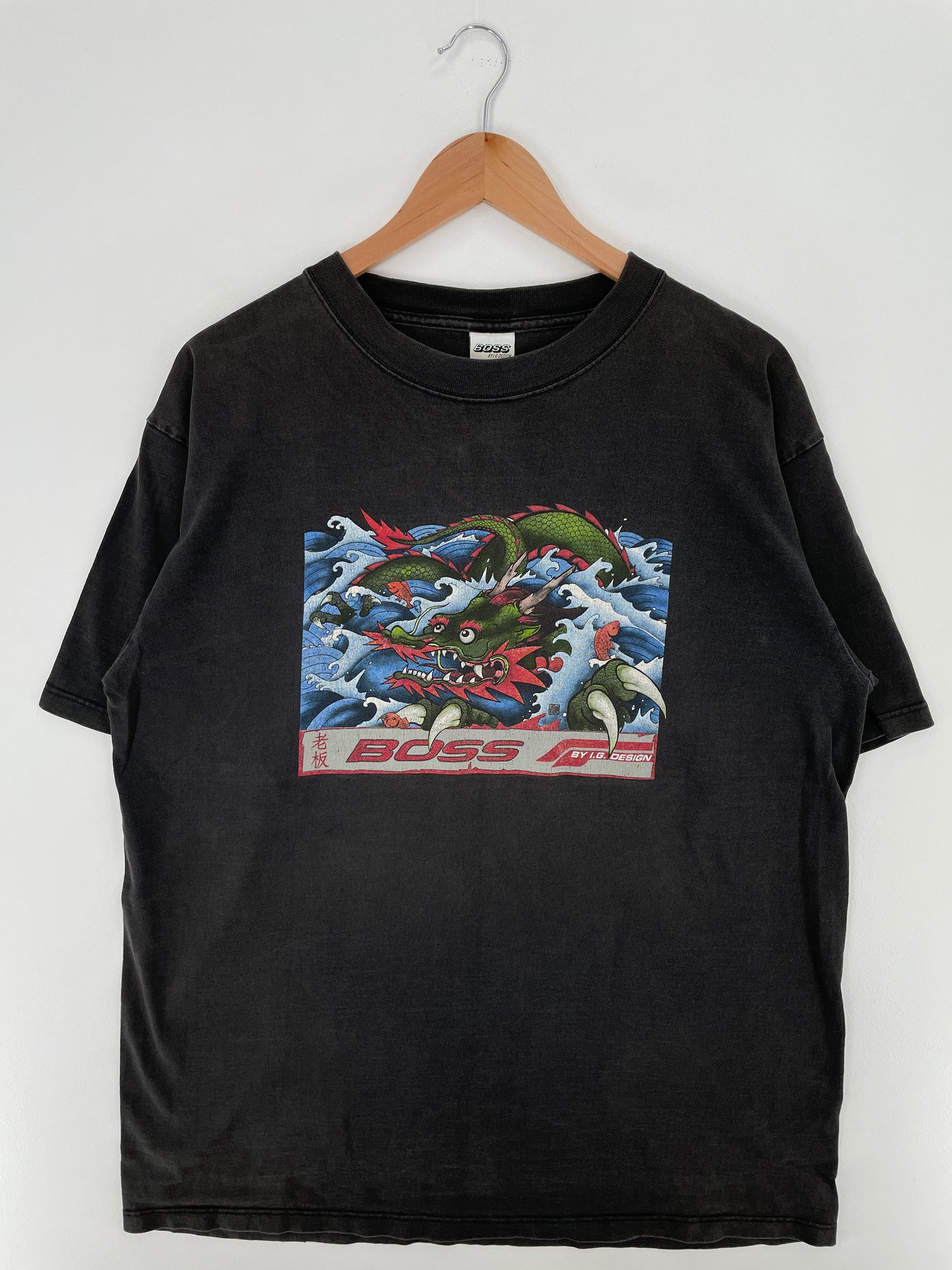 90's BOSS Made in USA Size XL Vintage T-shirt / A3600