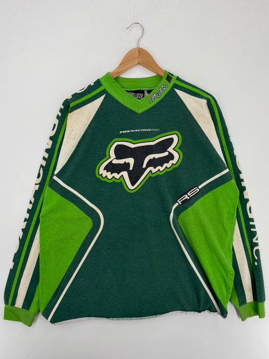 00' FOX RACING Size L Vintage Racing Long Sleeve T-Shirt / A5002