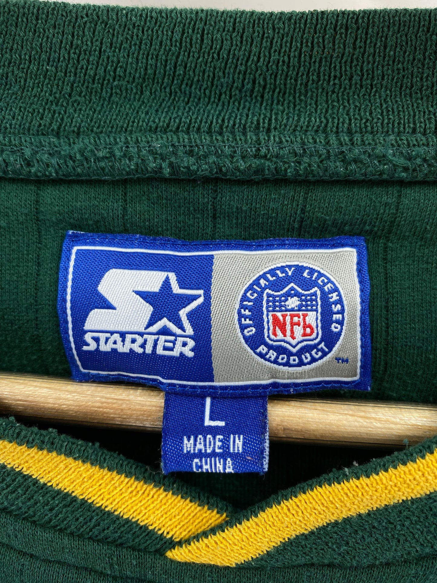 90’s STARTER x GREEN BAY PACKERS Size L Vintage NFL Sweat - Shirt/ K6069