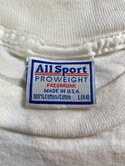 1993 NASCAR ALAN KULWICKI Made in USA Size L Vintage Racing T-Shirt / A2024