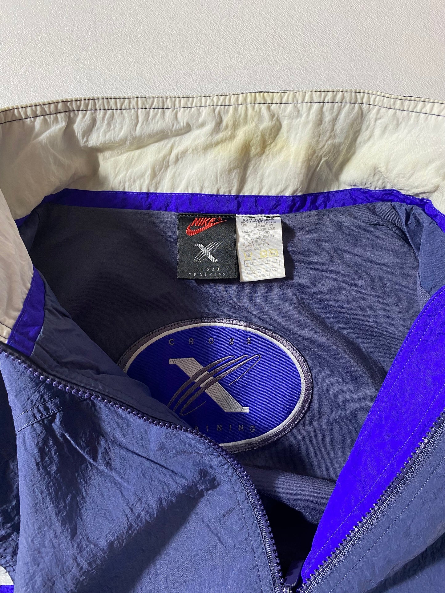 90’s NIKE CROSS TRAINING Size L Vintage Nylon Jacket / E892