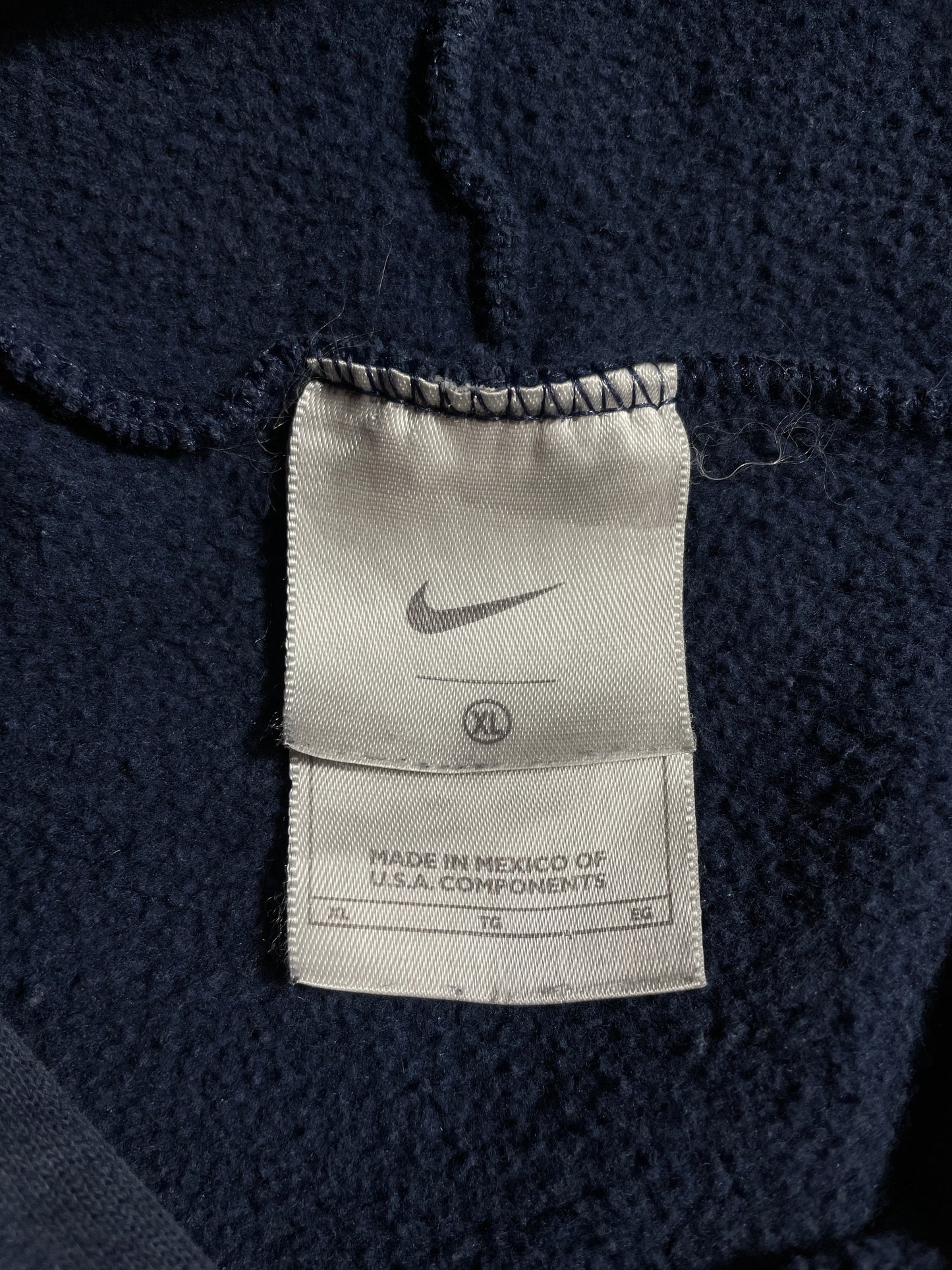 90’s NIKE CENTER SWOOSH Size XL Vintage Hoodie Sweat-shirt / E3196S