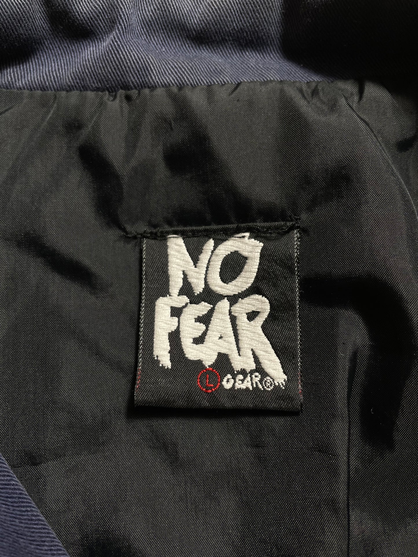 90’s NO FEAR Size L Cotton Jacket  / K8381