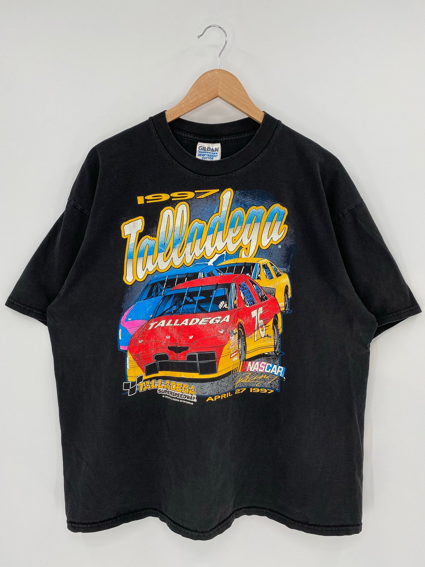 1997 NASCAR TALLADEGA Size XXL Vintage Racing T-Shirt / K7251