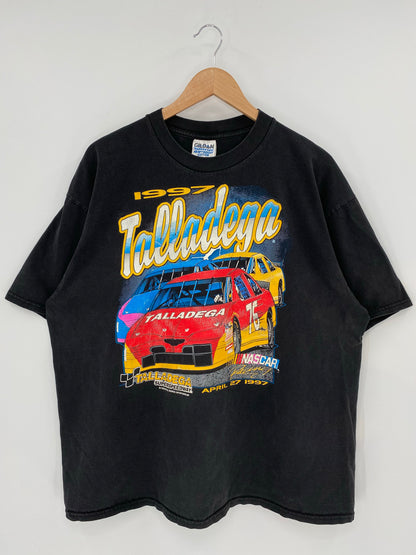 1997 NASCAR TALLADEGA Size XXL Vintage Racing T-Shirt / K7251