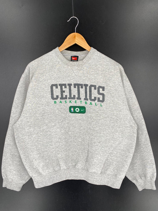 00' NIKE BOSTON CELTICS Size M Vintage NBA Sweat-Shirts/ K9831