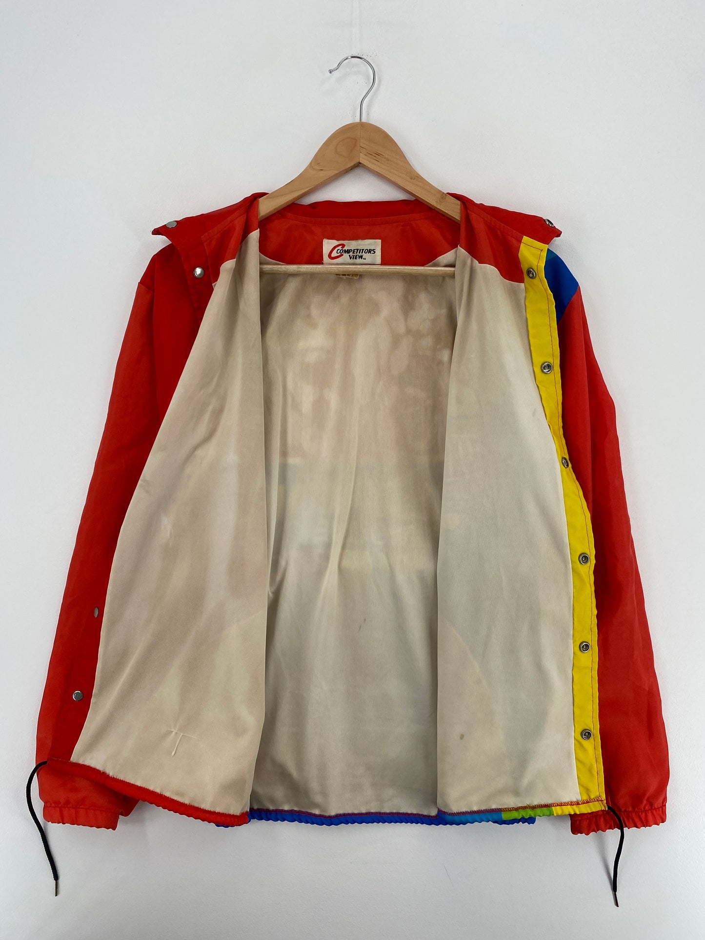 90's DUPONT JEFF GOR m  DON Made in USA Size M Racing Nylon Jacket / A5592