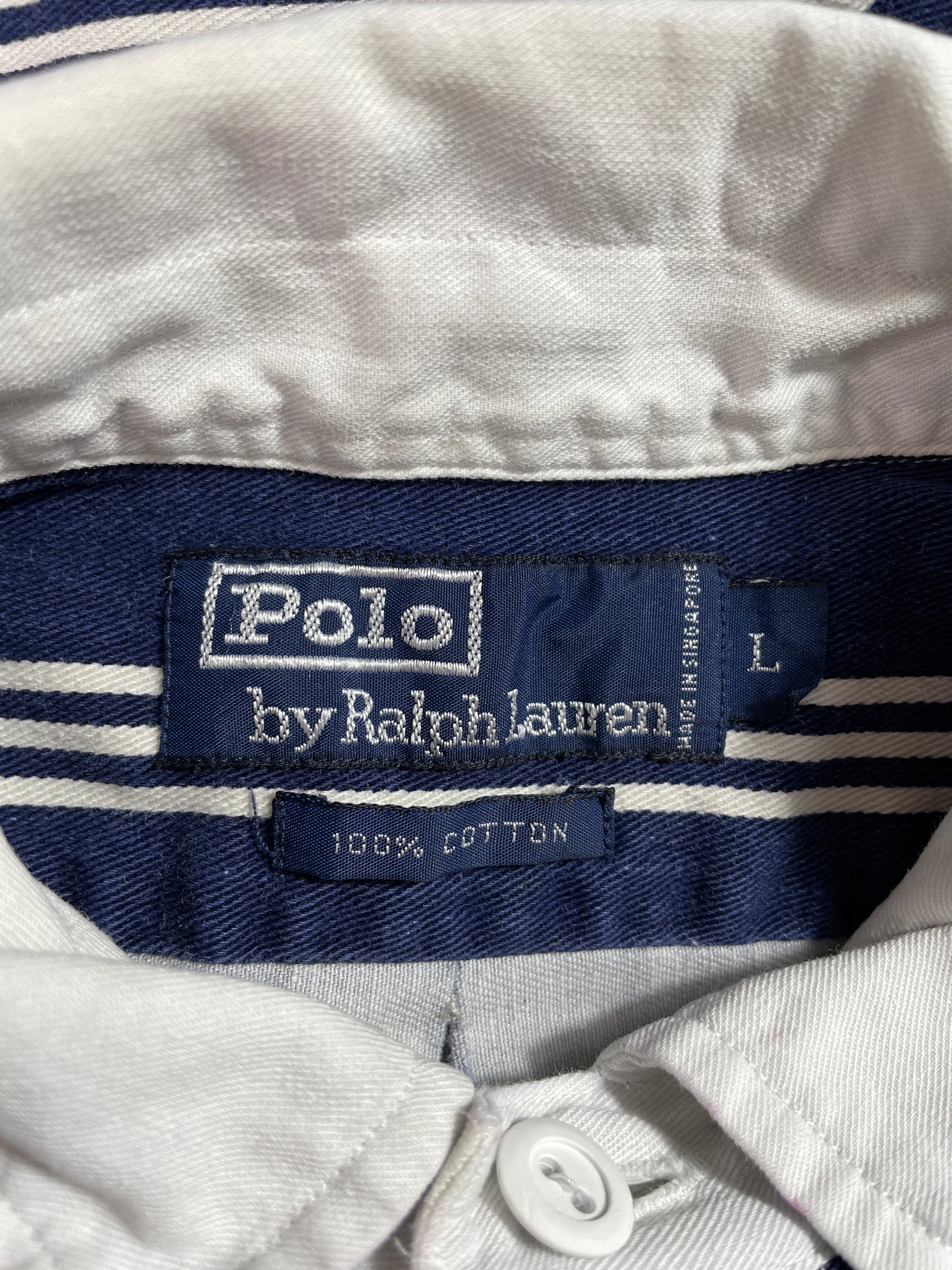 90's POLO RALPH LAUREN Size L Vintage Rugby Shirt / E2673R
