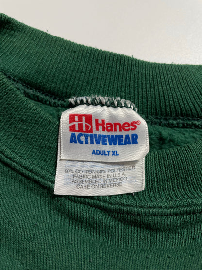 1995 LOONEY TUNES MIAMI HURICANES MAde in USA Size XL Vintage College Sweat-shirt / K8844