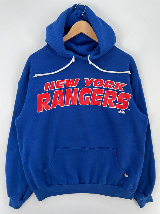 90’s NEW YORK RANGERS Made in USA Size XL Vintage NHL Hoodies Sweat-Shirt / E1266S