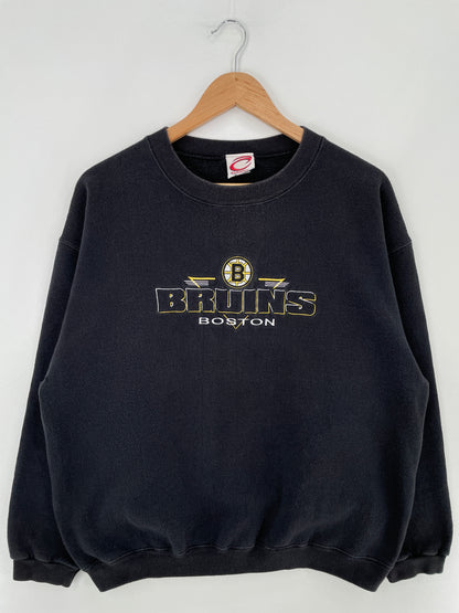 Vintage BOSTON BRUINS Size M Vintage NHL Sweat-shirt / E4768S