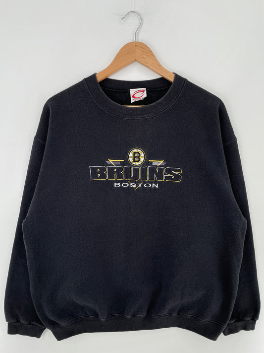 Vintage BOSTON BRUINS Size M Vintage NHL Sweat-shirt / E4768S