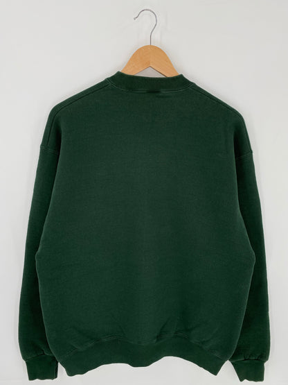1996 GREEN XBAY PACKERS Made in USA Size XL Vintage NFL Sweat-Shirt/ K8074
