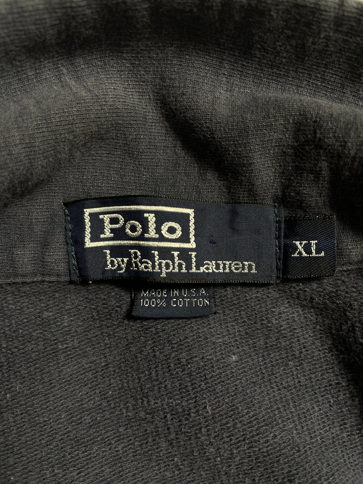 90's POLO RALPH LAUREN Size XL Vintage Half Zip Sweat-shirt / E872
