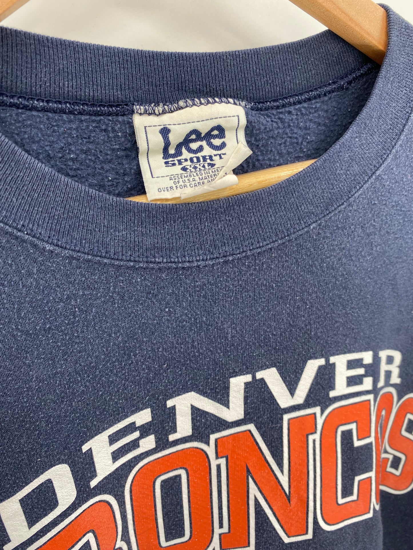 1998 DENVER BRONCOS Size XXL Vintage NFL Sweat-shirt / K6636