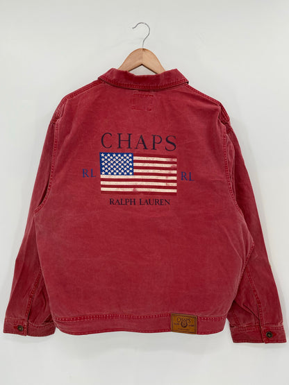 90’s CHAPS RALPH LAUREN Size L Vintage Denim Jacket / K6681
