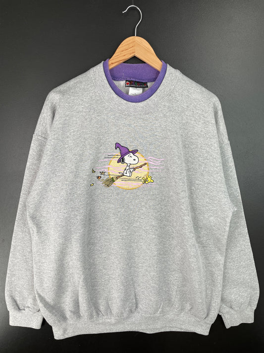 Vintage PEANUTS HALLOWEEN Size XL Sweat-shirt / A7338