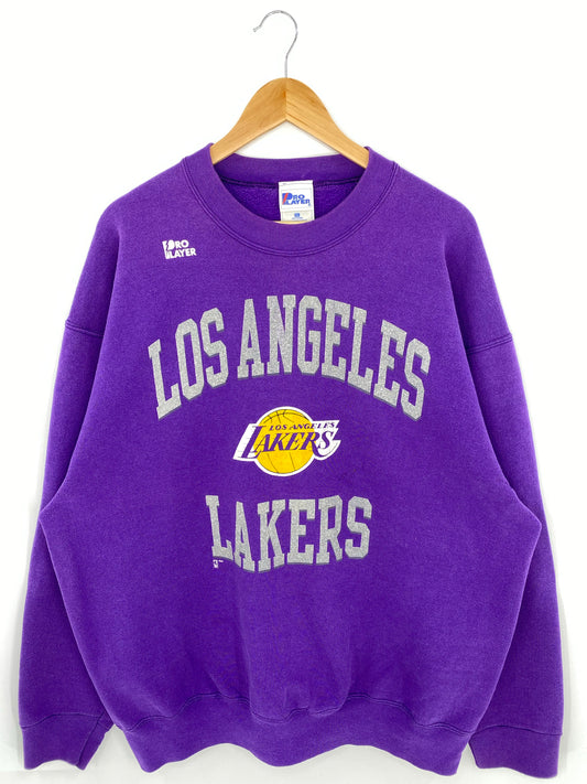 90’s LOS ANGELES LAKERS Made in USA Size XXL NBA Sweat shirt / K7291