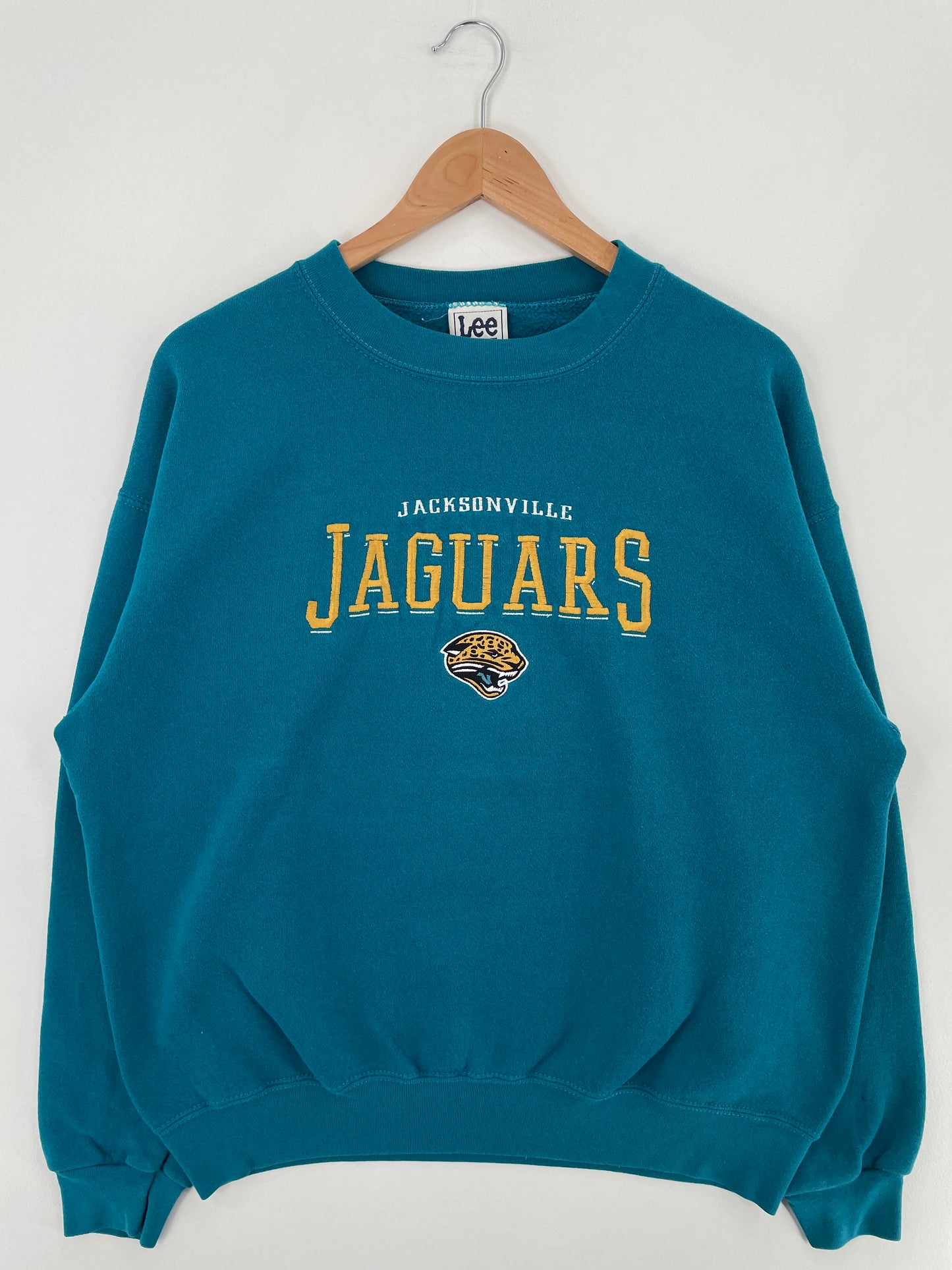 90’s JACKSONVILLE JAGERS Size L NFL Sweat-shirt / E1798S