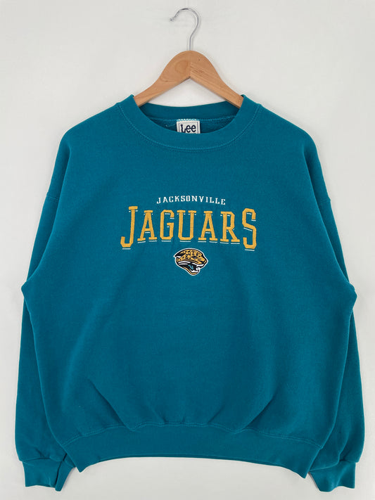 90’s JACKSONVILLE JAGERS Size L NFL Sweat-shirt / E1798S