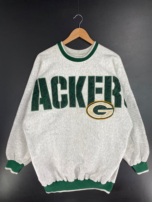 90’s GREEN BAY PACKERS (No tag) Approx. Size XL NFL Sweat-shirt / A9902