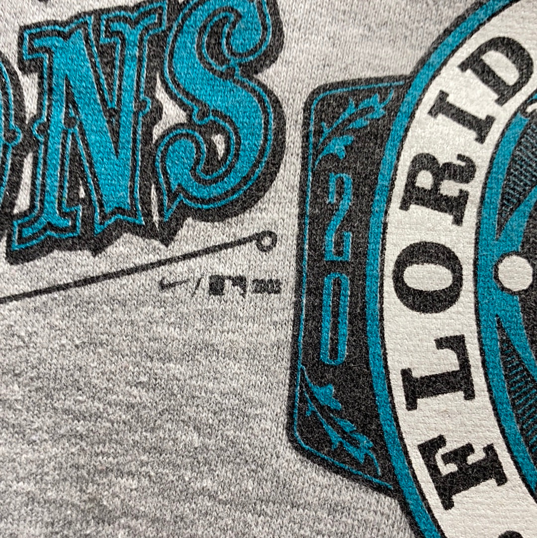2003 NIKE FLORIDA MARLINS Size XXL Vintage MLB Sweat-shirt / K5945