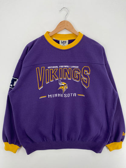 90's MINNESOTA VIKINGS Size L Vintage NFL Sweat-Shirt / A6394