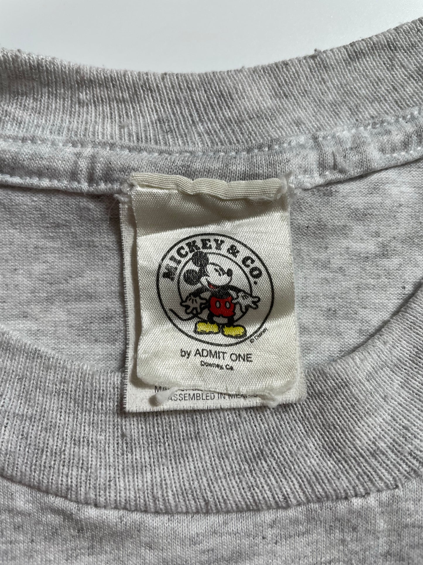 90's DISNEY MICKEY Size L Vintage T-Shirt / K9408