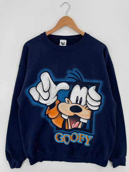 00' DISNEY GOOFY Made in USA Size XL Vintage Sweat-shirt / A7811