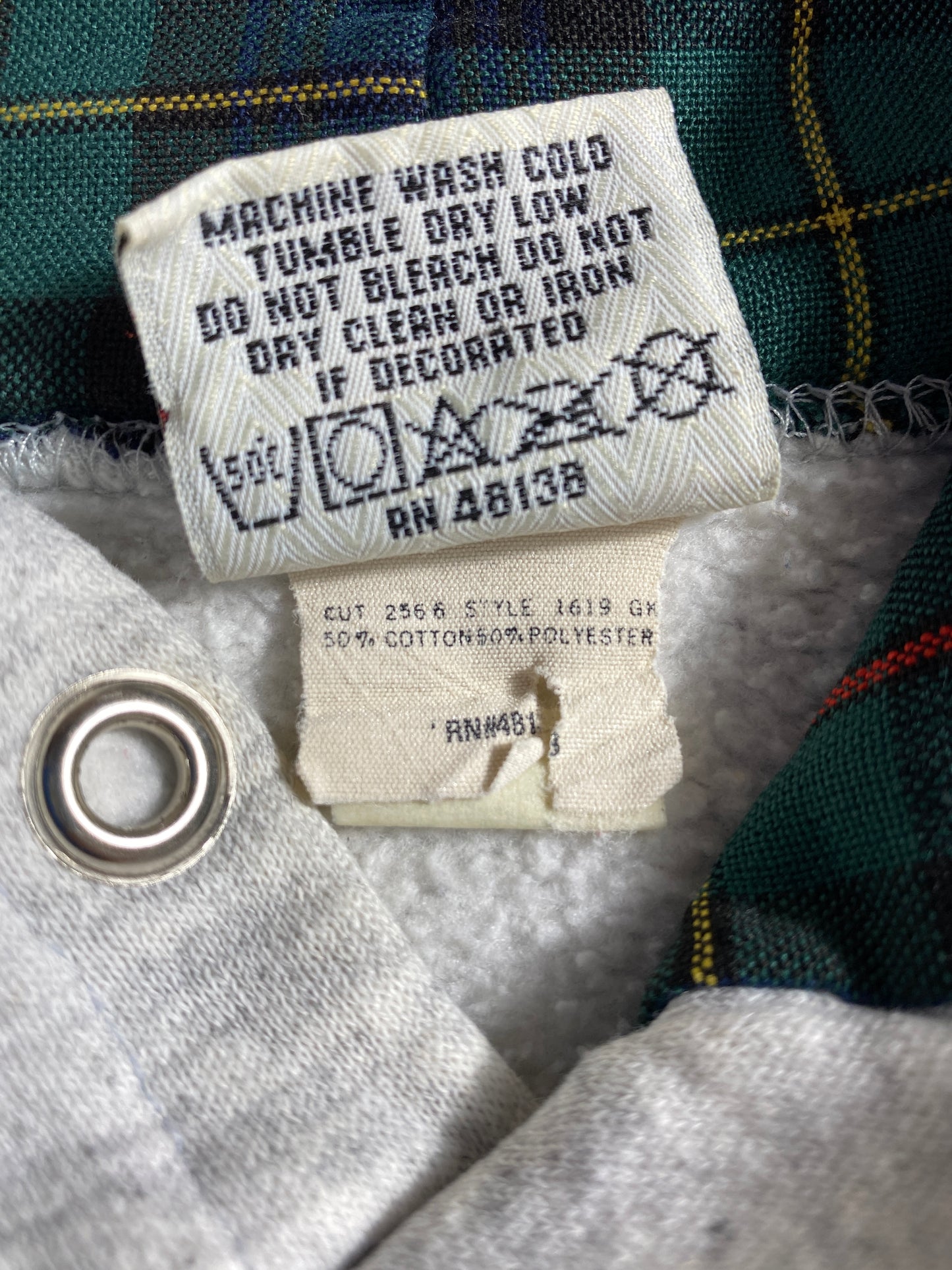 90's MICHIGAN Made in USA Size L Vintage College Hoodie Sweat-Shirt / A4608