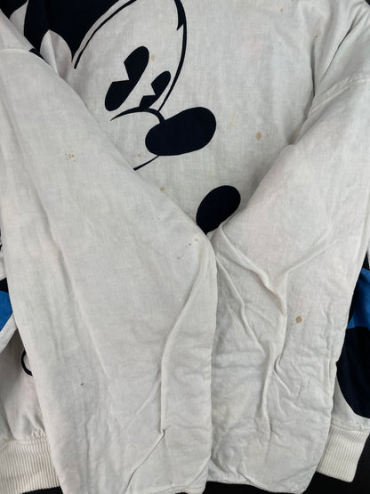 80’s DISNEY MICKEY MINNIE Double face Size Approx.L Sweat-shirt / E4808S