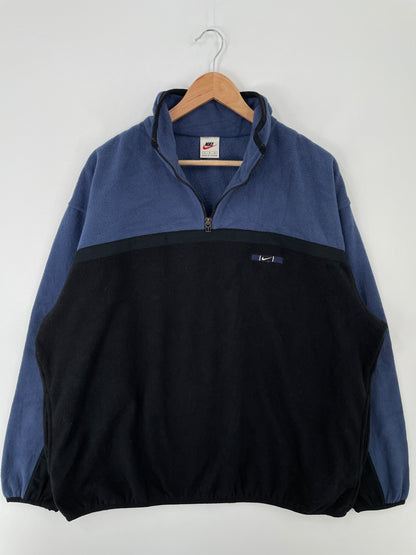 90's NIKE Size L Vintage Half Zip-up Fleece / A9244