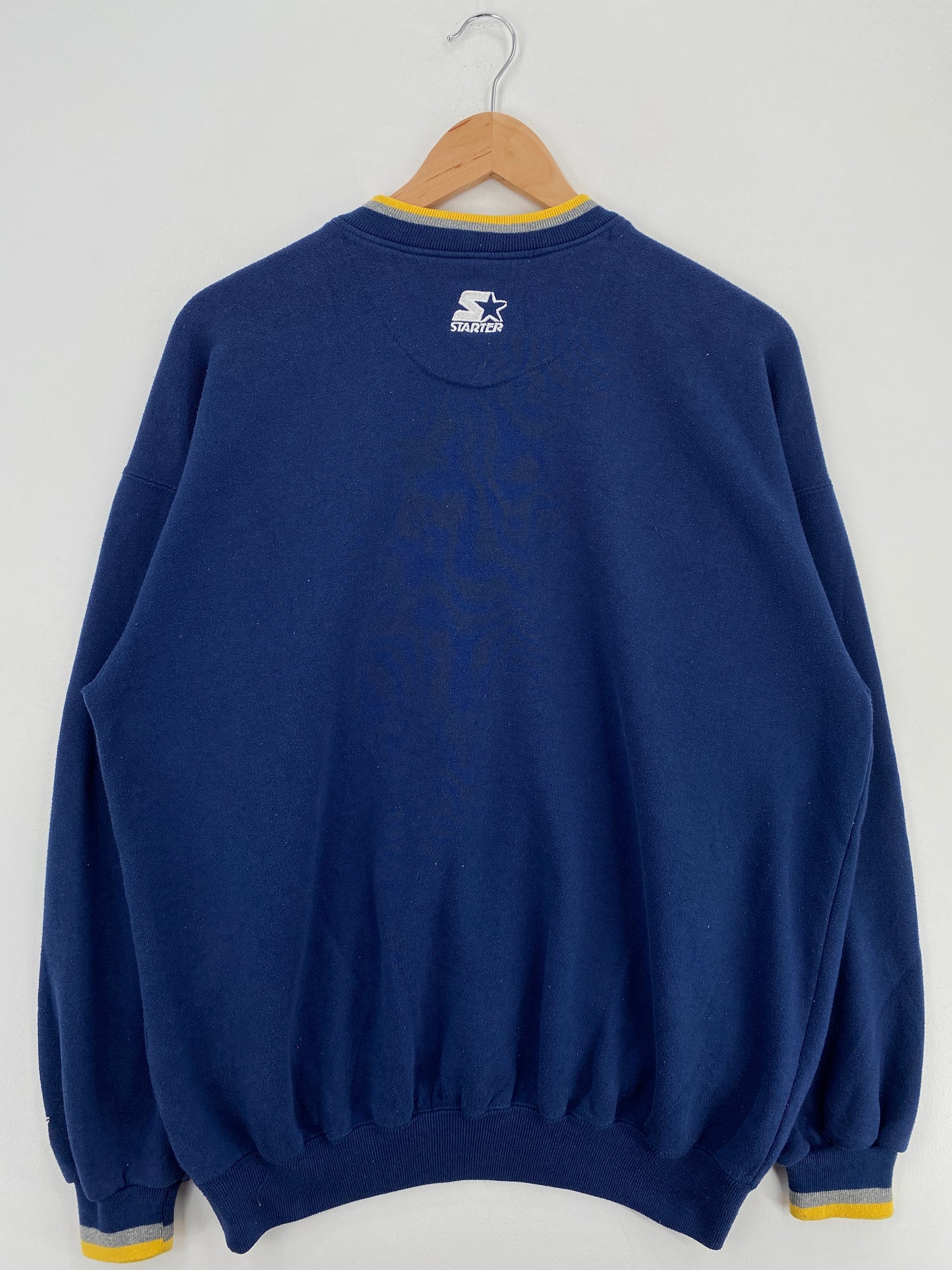 90's STARTER x NOTRE DAME Size L Vintage College Sweat-Shirt / A6104