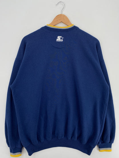 90's STARTER x NOTRE DAME Size L Vintage College Sweat-Shirt / A6104
