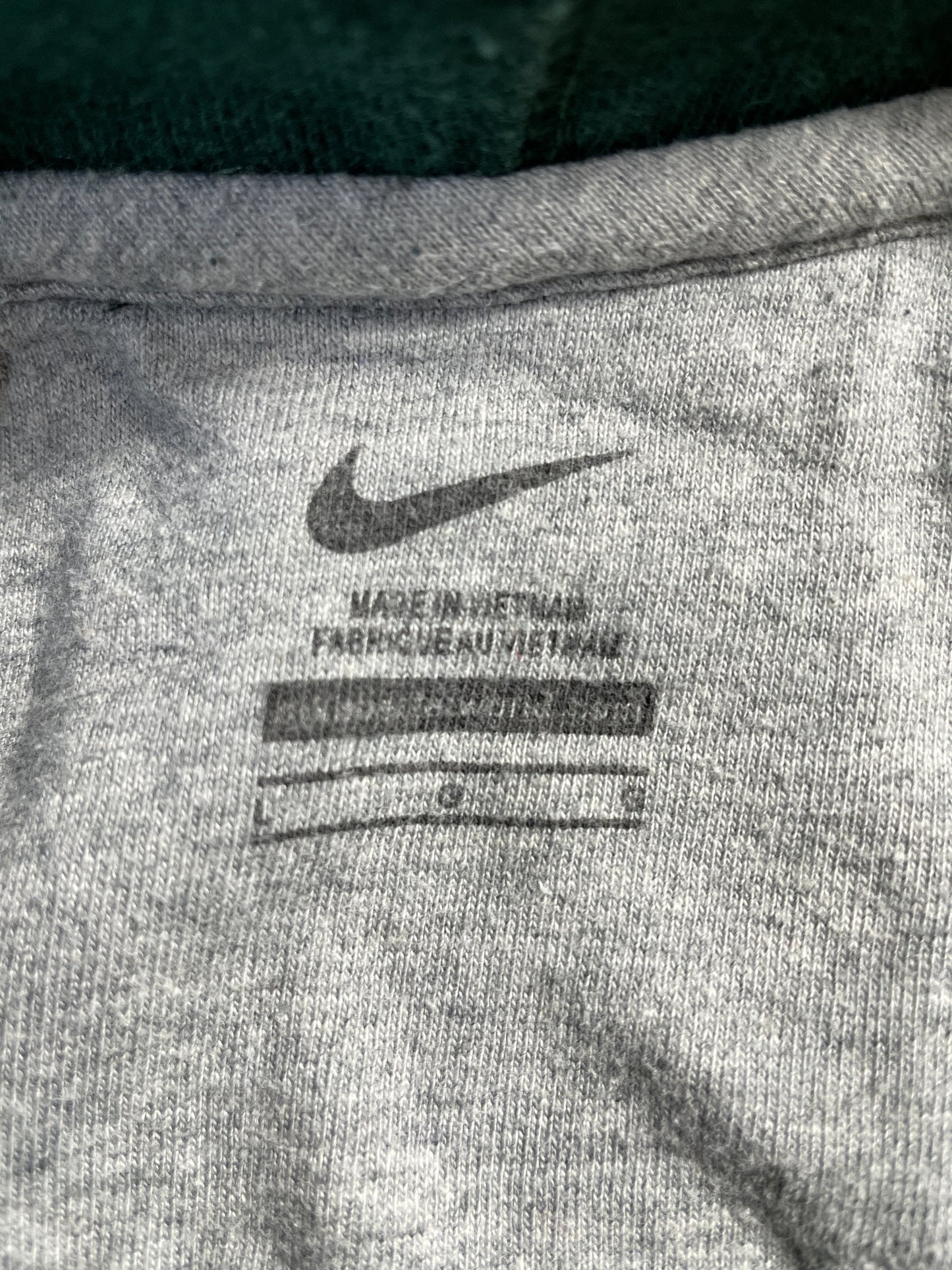 Vintage NIKE x MICHIGAN STATE Size L College Hoodie Sweat shirt / E4304S