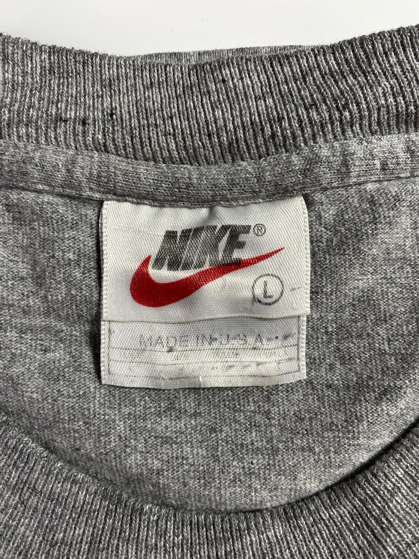 90's NIKE TOWN CHICAGO Made in USA Size L Vintage T-shirt / A4653