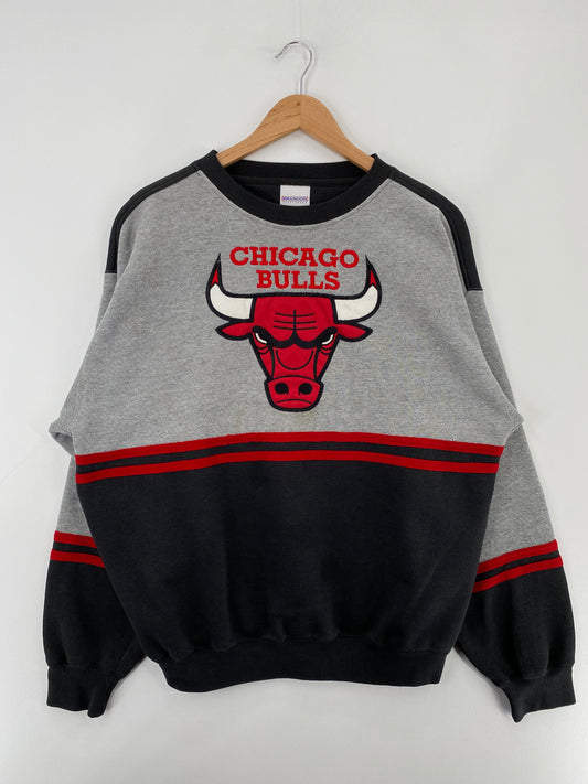 Vintage CHICAGO BULLS Size L NBA Sweat-shirt / E5107S