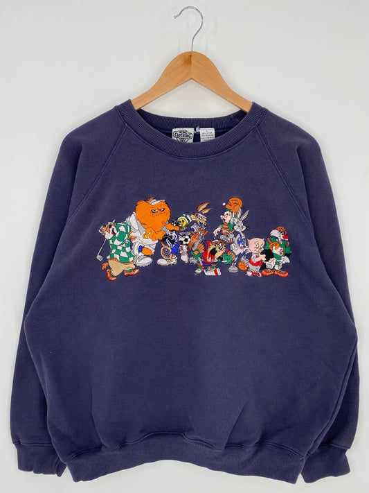 00' LOONEY TUNES Size L Vintage Sweat-shirt / A6847