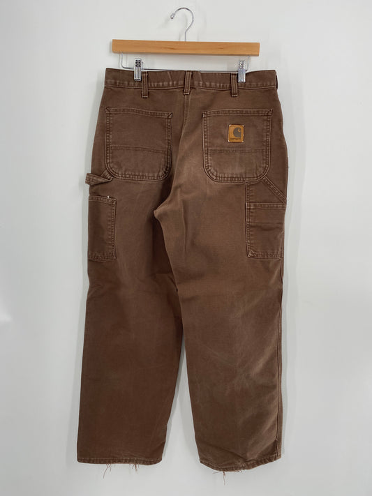 Vintage CARHARTT Size W32xL29.5 Duck Pants / A5686