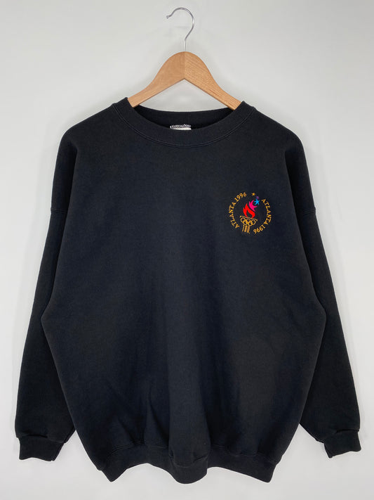 1996 ATLANTA OLYMPIC Size XL Vintage Sweat-shirt / K9899