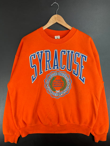 90's SYRACUSE UNIVERSITY Made in USA Size XL Vintage College Sweat-shirt / E1300S